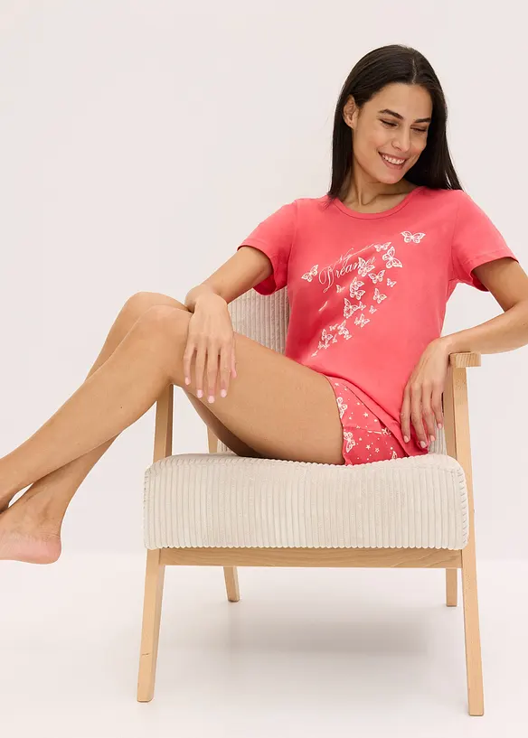 Pyjashort 100% coton, bonprix