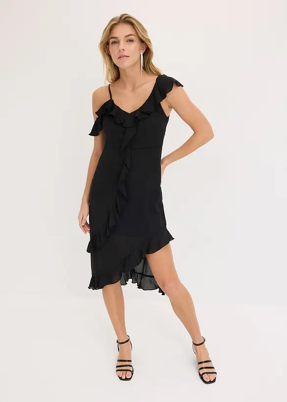Robe midi ajustée, bonprix