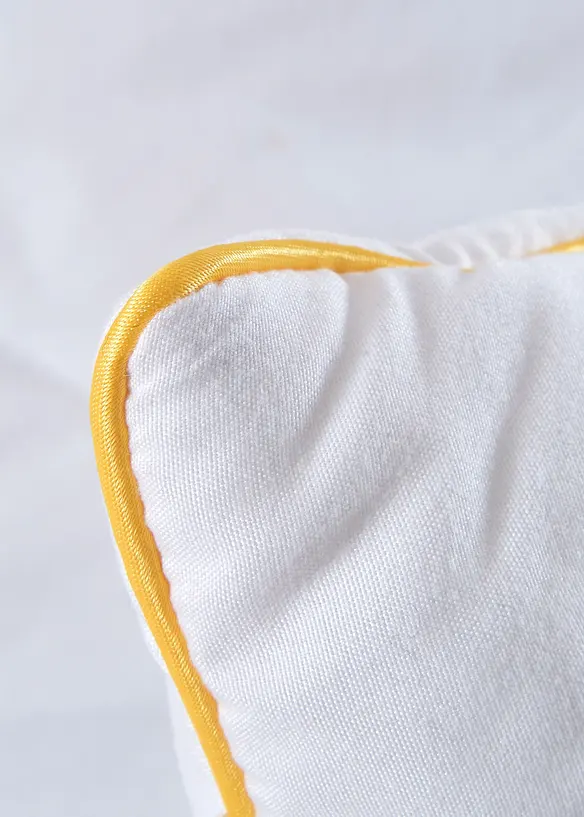 Oreiller microfibre toucher duvet avec fleur brodée, bonprix