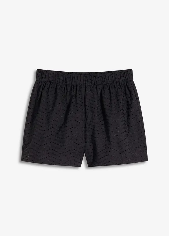 Short avec broderies anglaises, bonprix