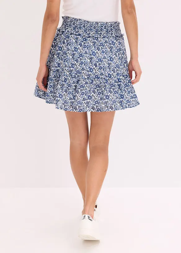 Boho-Minirock aus leichter Baumwolle, bonprix