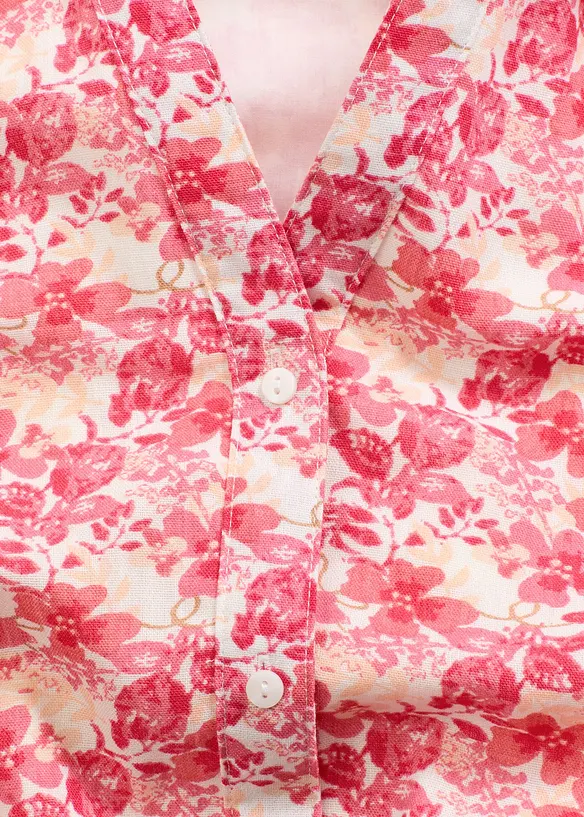 Kleid im Leinen-Look, bonprix