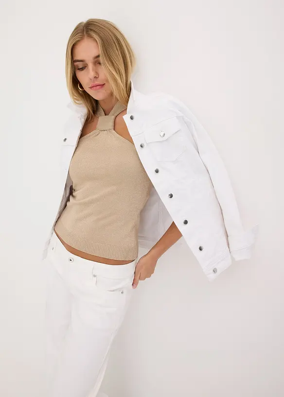 Neckholder Top mit softer Viskose, bonprix