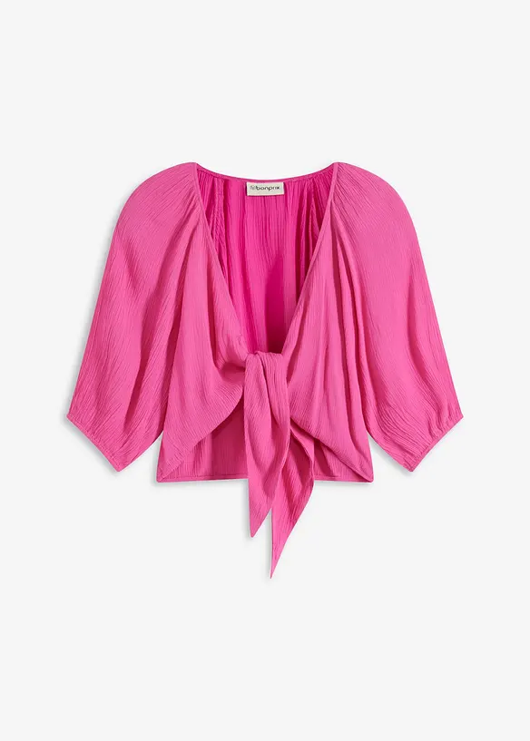 Blusenshirt aus fließender Viskose, bonprix