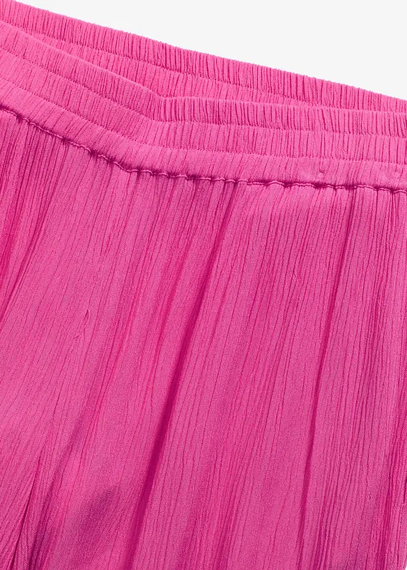 Pantalon taille élastiquée en viscose fluide, bonprix