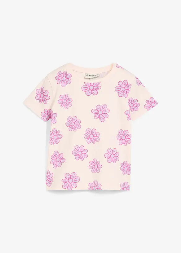 T-shirt en coton élastiqué, bonprix