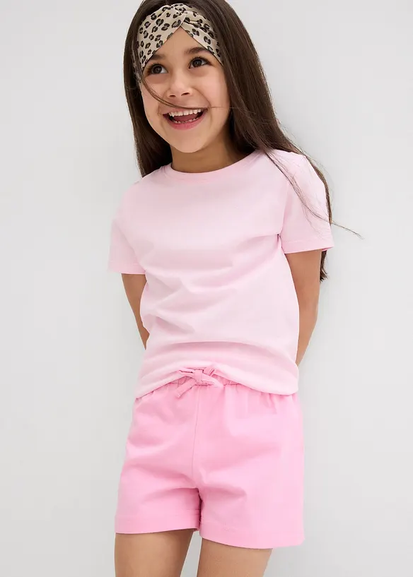 Lot de 2 shorts en jersey 100% coton, bonprix
