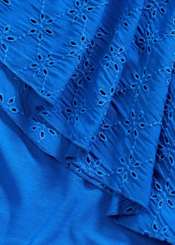 Robe en jersey à motif ajouré en viscose douce et extensible, bonprix