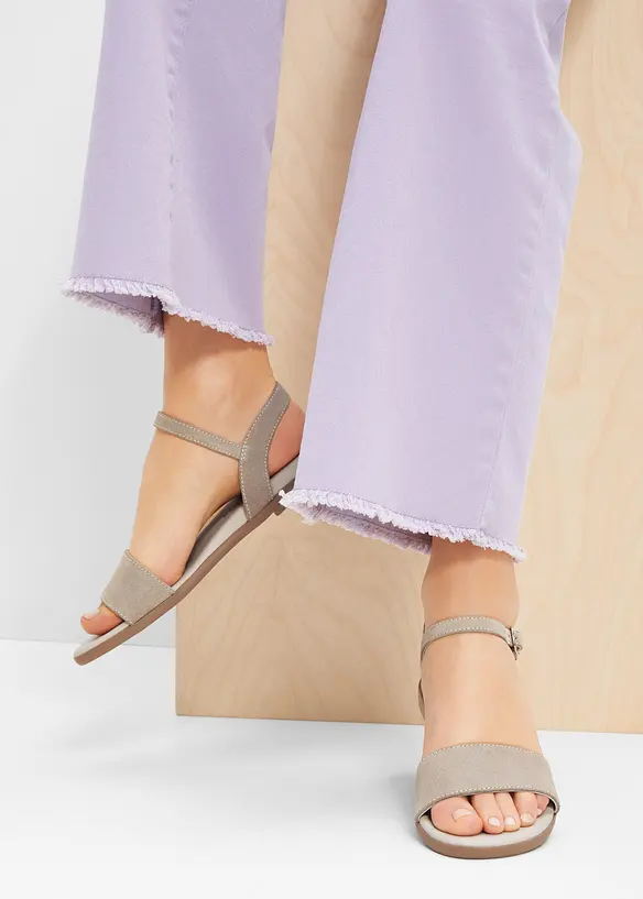 Sandalen aus Leder, bonprix