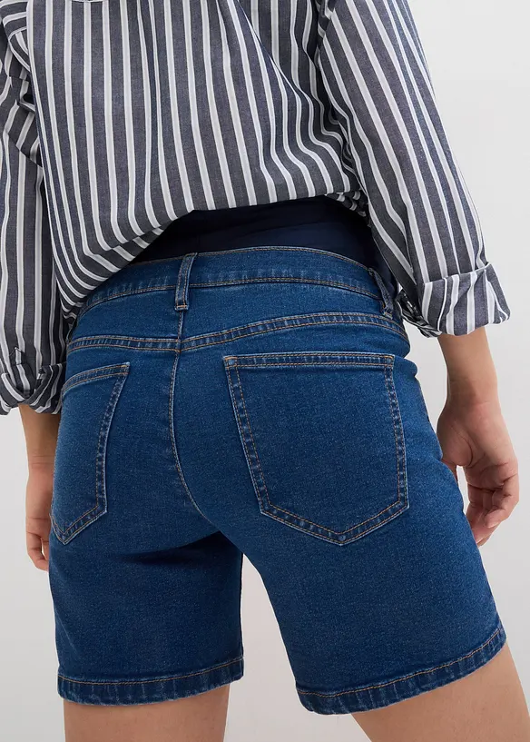 Umstandsjeansshorts aus Baumwoll- Stretchdenim, bonprix