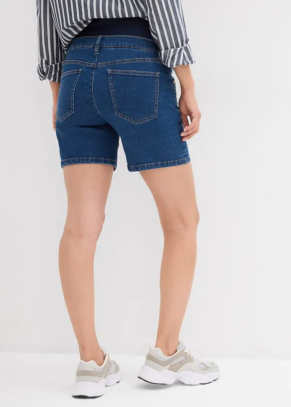 Umstandsjeansshorts aus Baumwoll- Stretchdenim, bonprix