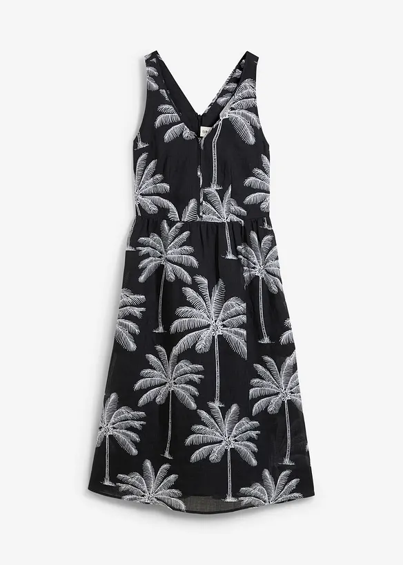 Midikleid aus Ramie-Qualität, bonprix