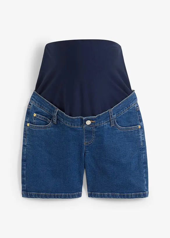 Umstandsjeansshorts aus Baumwoll- Stretchdenim, bonprix