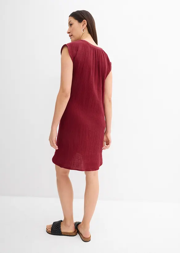 2-in-1 Umstands- und Stillkleid aus Baumwollmusselin, bonprix