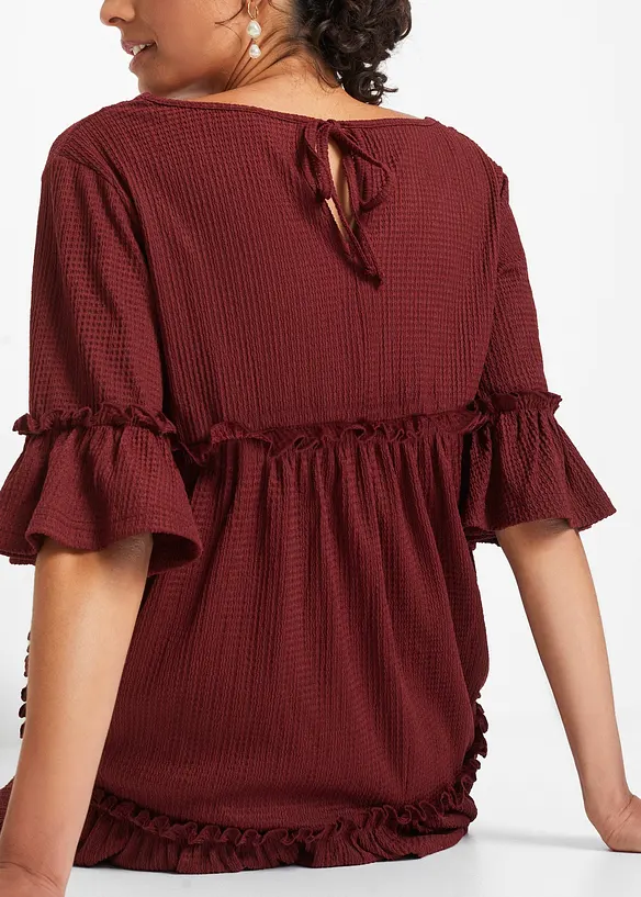 Robe avec broderie anglaise, bonprix