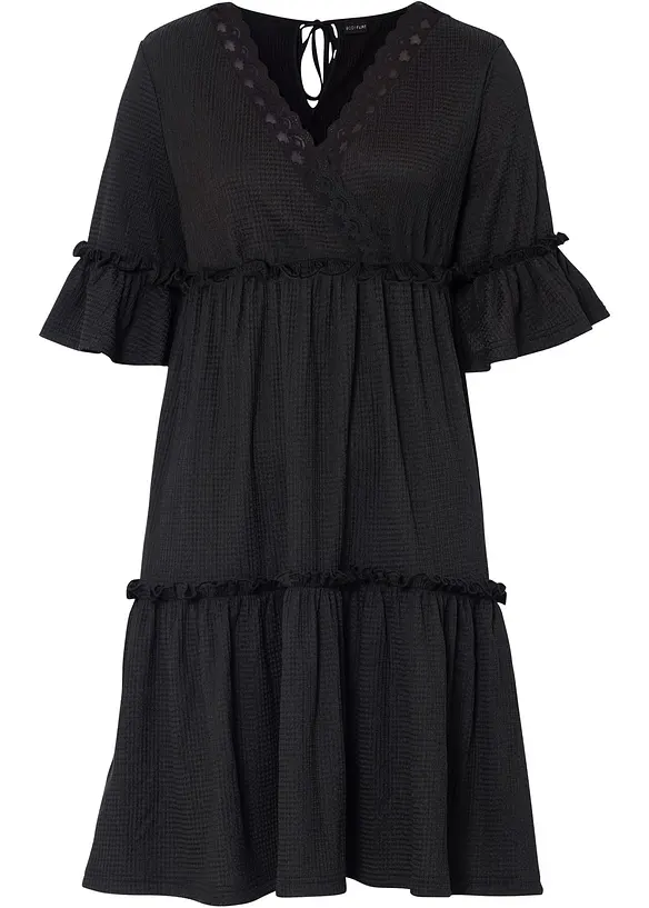 Robe avec broderie anglaise, bonprix