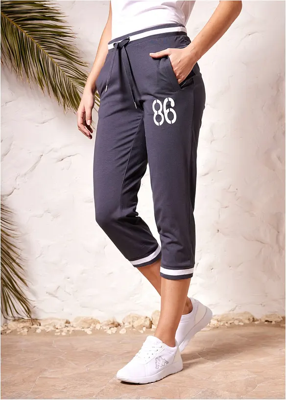 Jogginghose, 3/4-Länge aus Baumwollmix, bonprix
