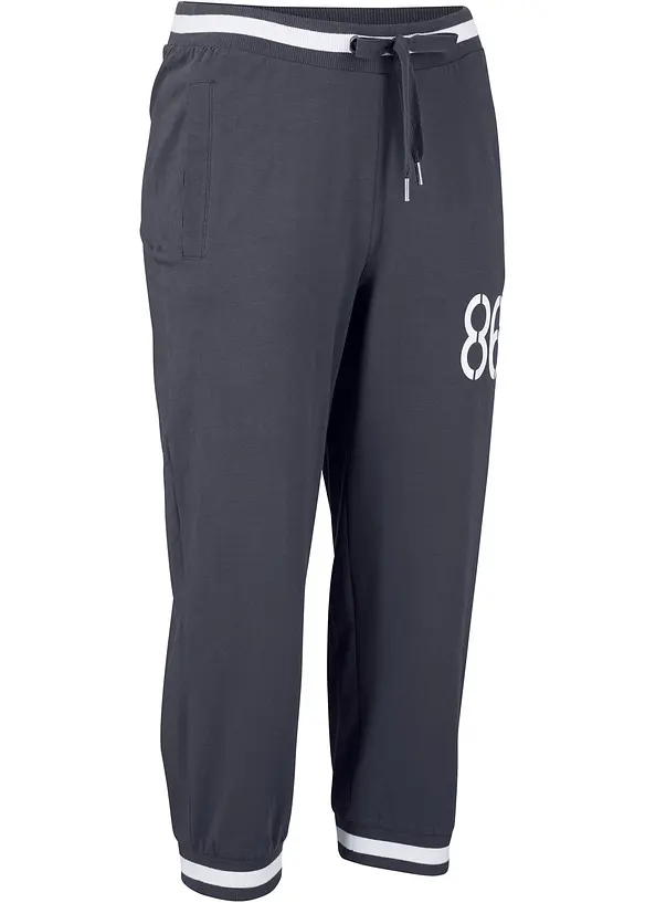 Jogginghose, 3/4-Länge aus Baumwollmix, bonprix