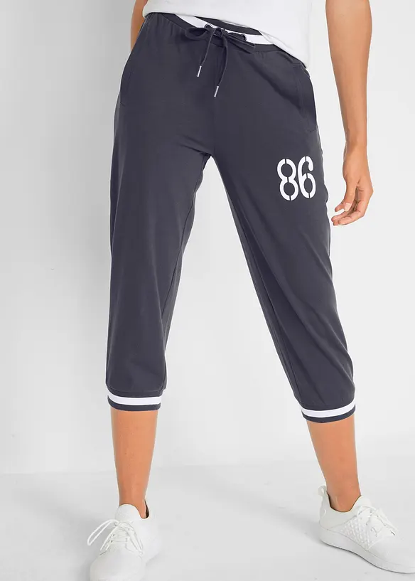Jogginghose, 3/4-Länge aus Baumwollmix, bonprix