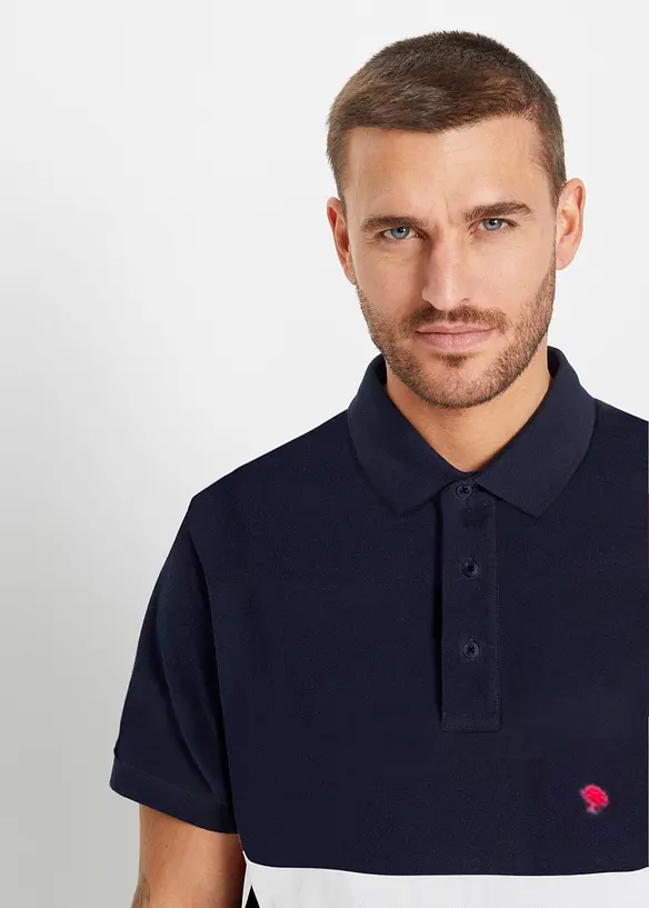 Polo en maille piquée 100% coton, bonprix