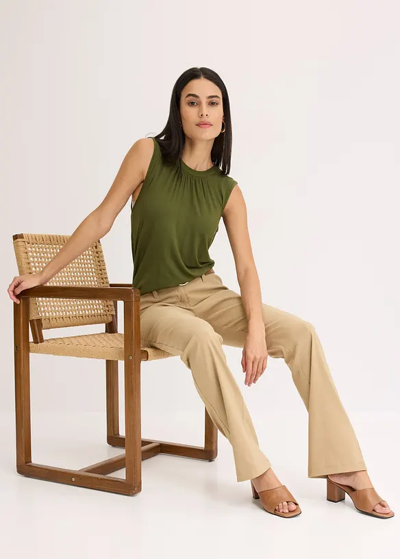Pantalon extensible, bootcut, bonprix
