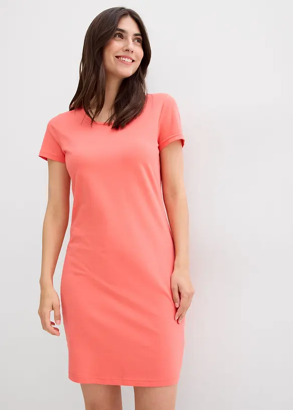 Jerseykleid aus Bio-Baumwolle mit Stretch, bonprix