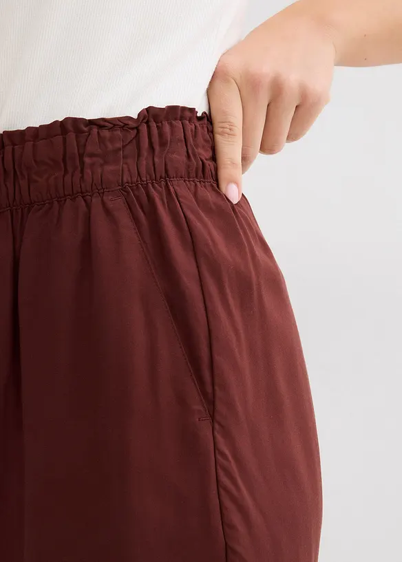 Short en viscose à taille élastiquée, bonprix