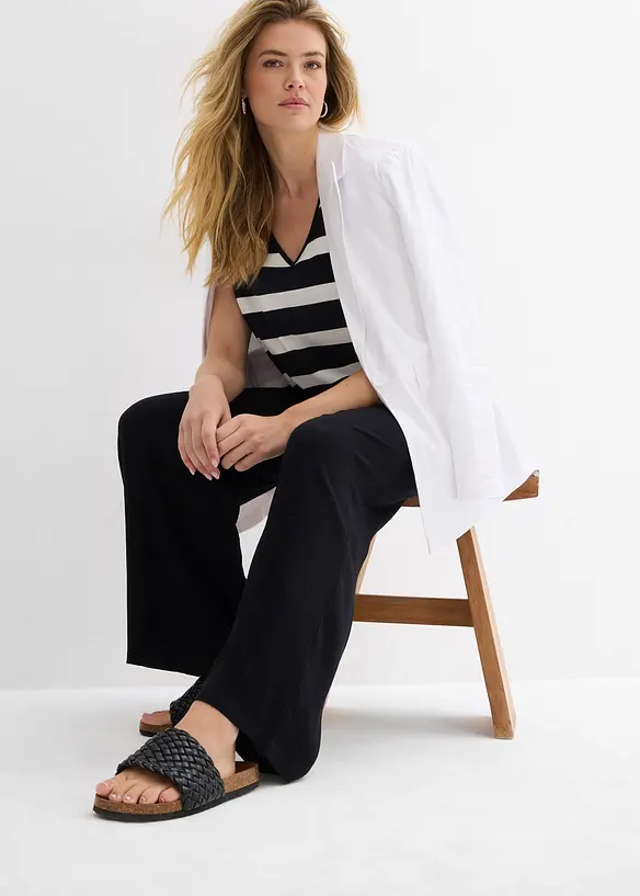 Palazzo-Hose aus softer Viskose, bonprix