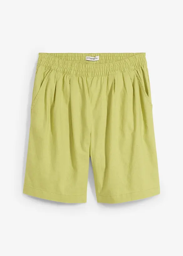 Bermuda en mélange lin et coton, bonprix
