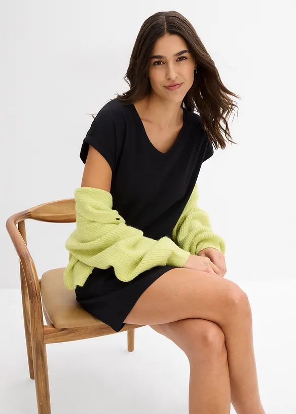 Shirtkleid aus reiner Bio-Baumwolle (2er Pack), bonprix