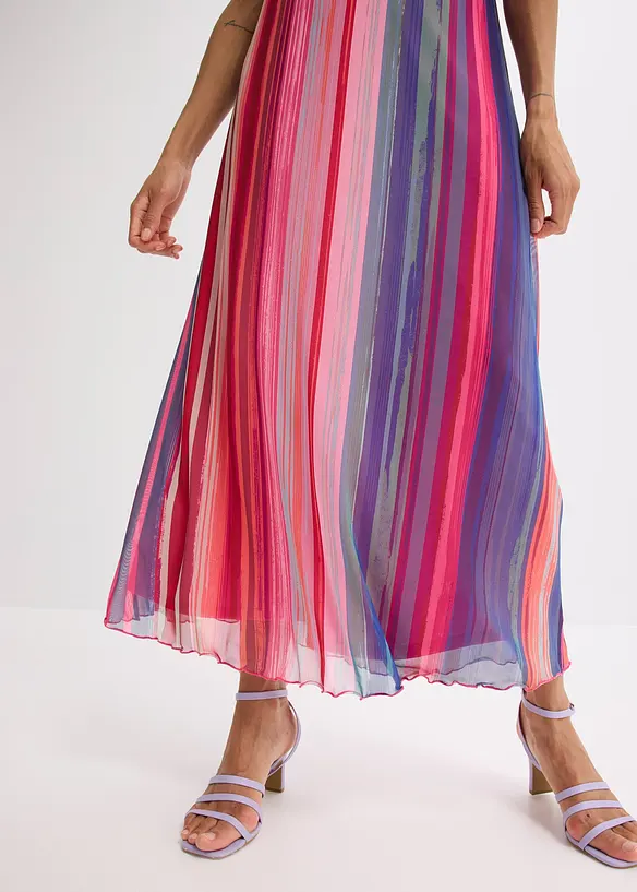 One-Shoulder-Kleid aus softem Mesh, bonprix