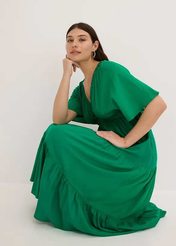 Robe midi en viscose fluide, bonprix