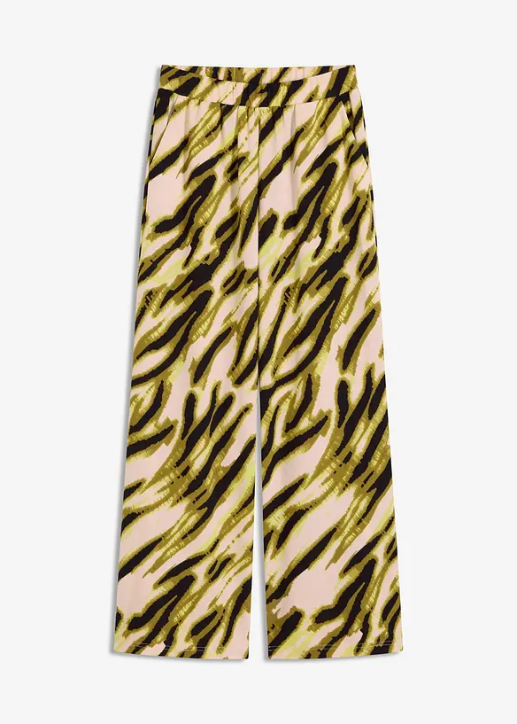 Pantalon en jersey texturé, bonprix