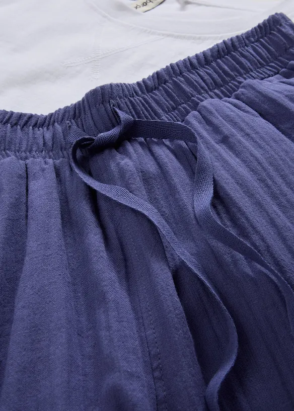 Pyjashort en gaze de coton, bonprix