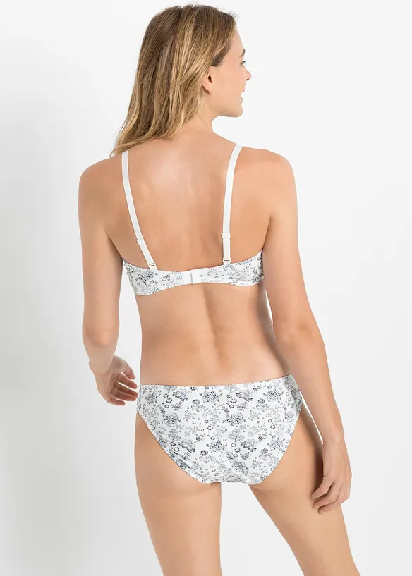 Lot de 3 soutiens-gorge coton à armatures, bonprix
