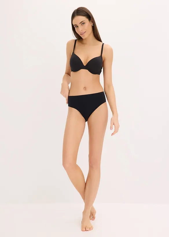 Lot de 2 soutiens-gorge coton push-up à armatures, bonprix
