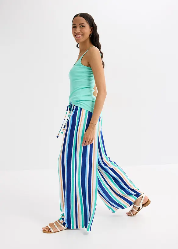 Lot de 3 tops à fines bretelles 100% coton, bonprix