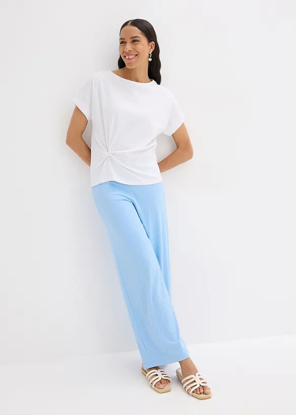 T-Shirt mit Knotendetail, bonprix