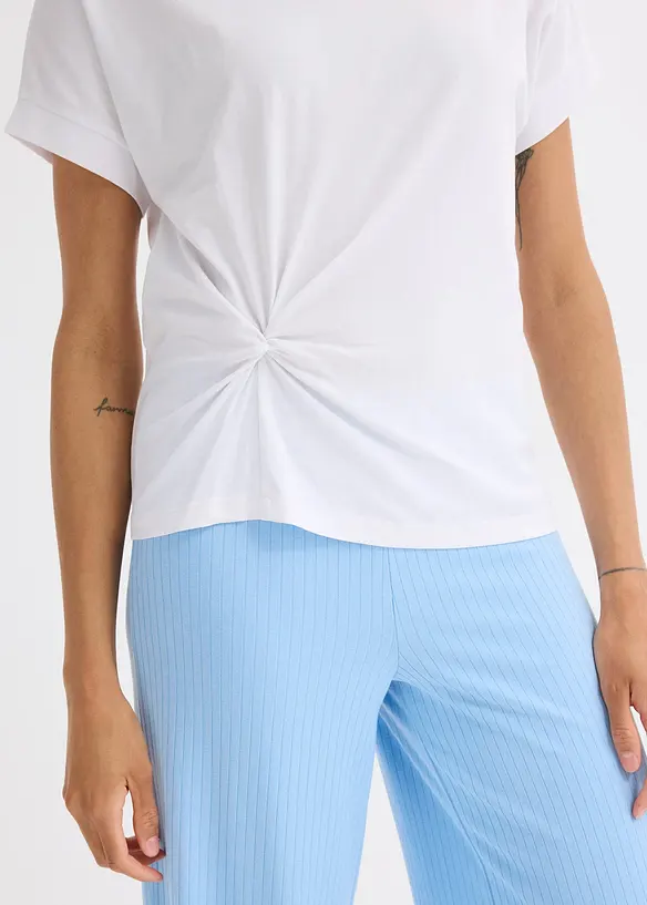 T-Shirt mit Knotendetail, bonprix