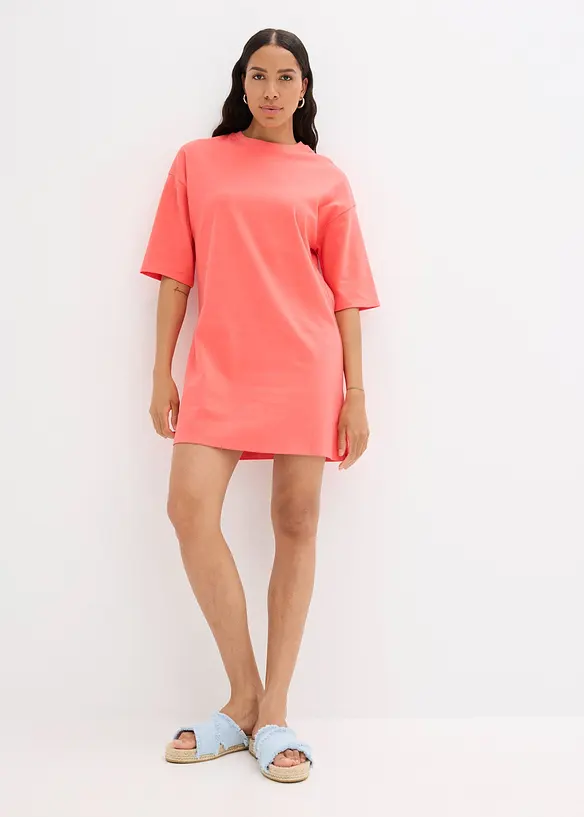 Robe T-shirt en coton épais, bonprix