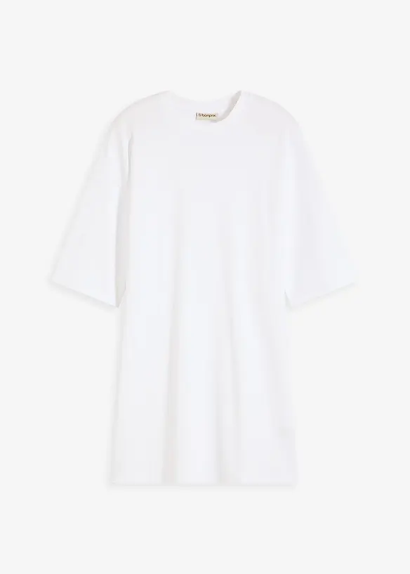 Robe T-shirt en coton épais, bonprix