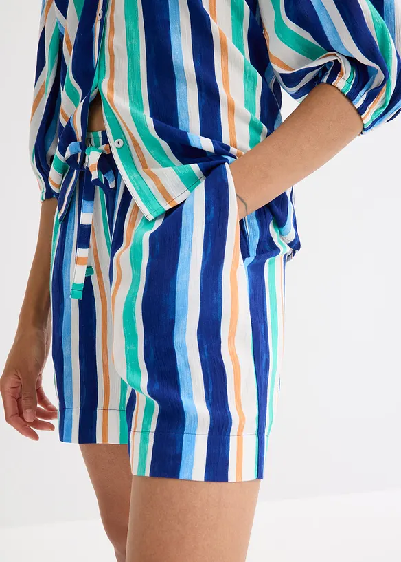 Short à taille élastiquée en viscose, bonprix