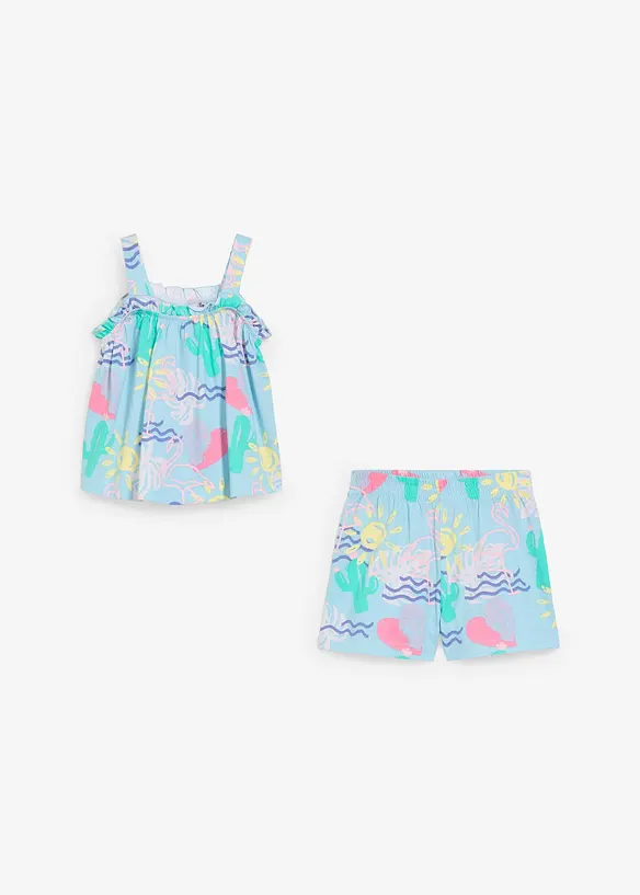 Top et short 100% coton (ens. 2 pces), bonprix