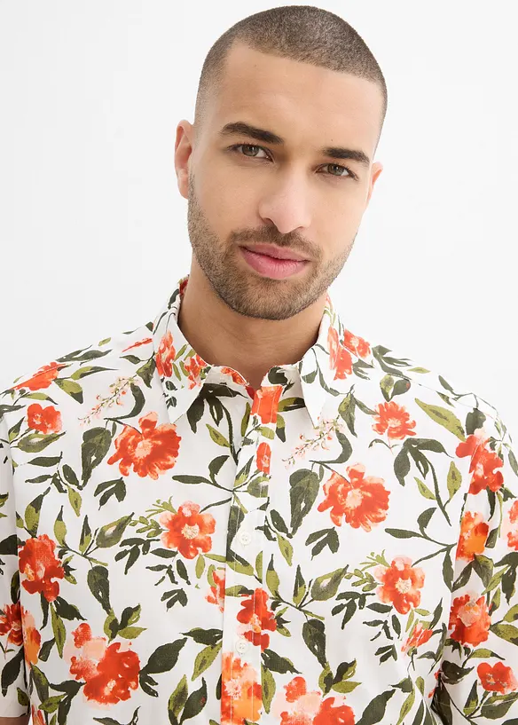 Chemise manches courtes 100% coton, bonprix