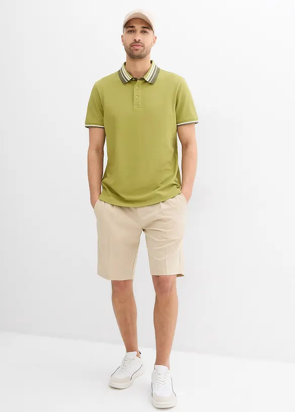 Polo en maille piquée 100% coton, bonprix