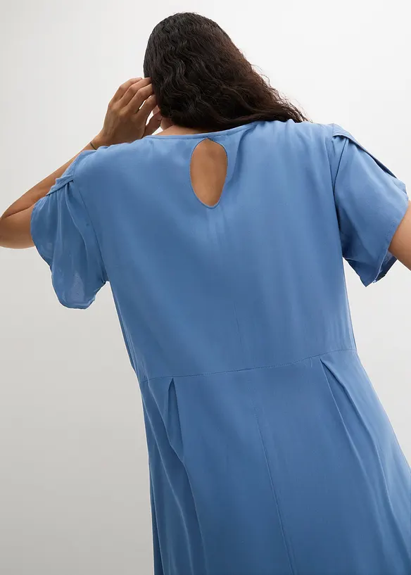 Robe longue imprimée en viscose fluide, bonprix