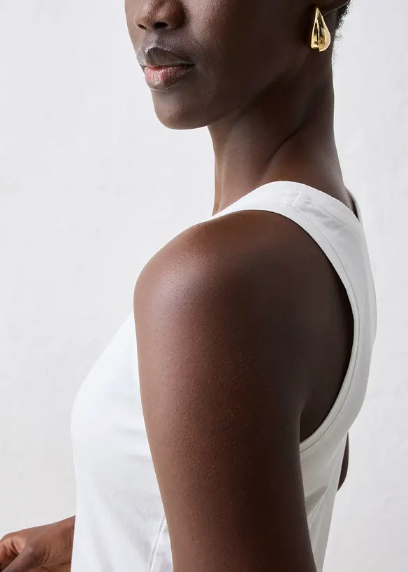 Tanktop mit Seidenanteil, bonprix