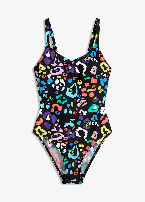 Maillot 1 pièce sculptant, maintien léger, bonprix
