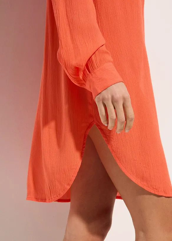 Robe-chemise de plage en viscose fluide, bonprix