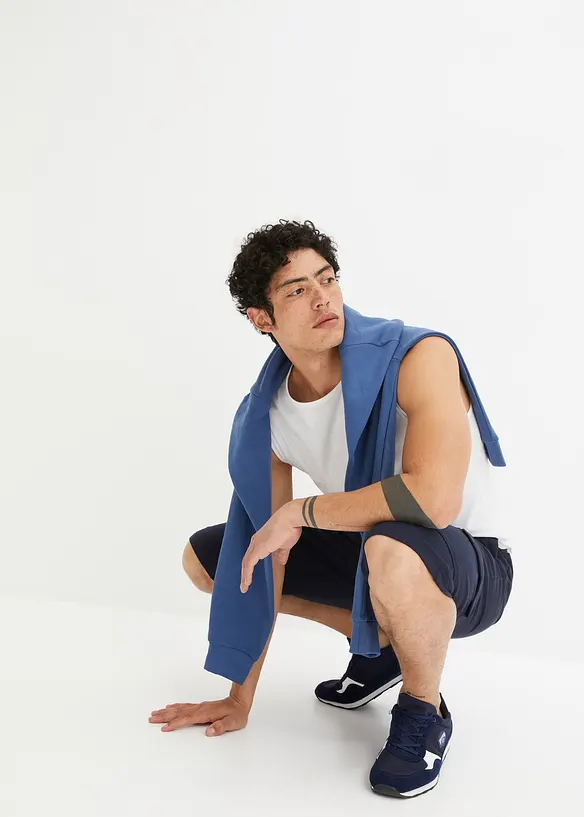 Bermuda cargo en molleton 100% coton, bonprix